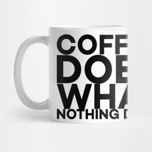 Coffee bold text art Mug
